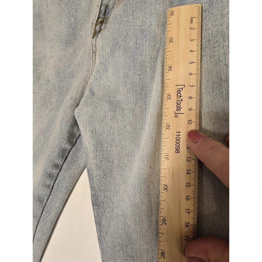 Waimea Mens 34x36‎ Lost Generation Embroidered Stacked Fit Jeans Bleach Wash NEW